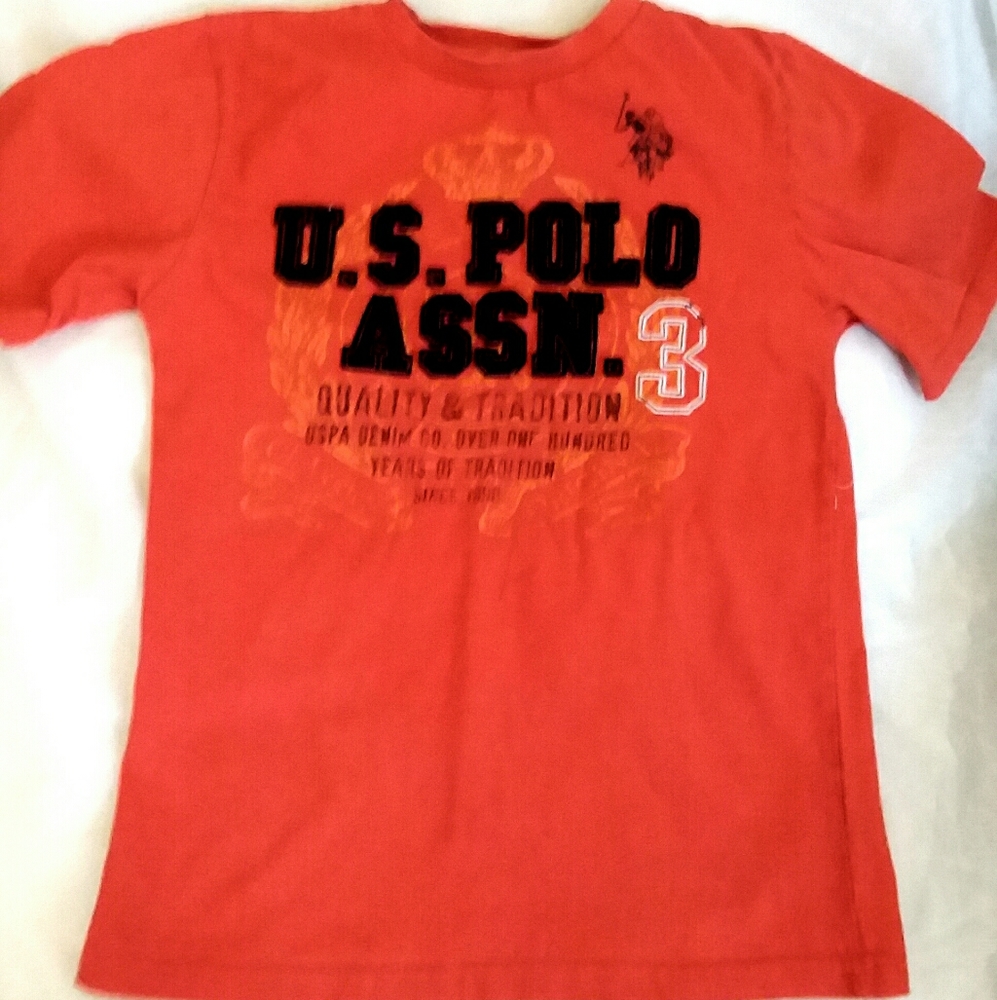 Orange US Polo Assn. Tee